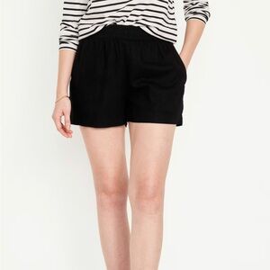 Old Navy High-Waisted Linen-Blend Pull-On Shorts -- 3.5-inch inseam